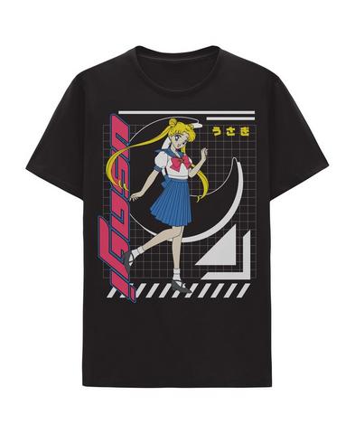 Sailor Moon Usagi Tsukino Double Sided Unisex Short Sleeve Graphic T-Shirt Exclusivité Games Zone